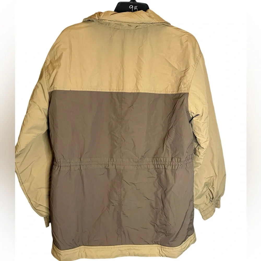 Future Collective Jacket Womens M Two Toned‎ Green Quilted Puffer Streetwear Y2K